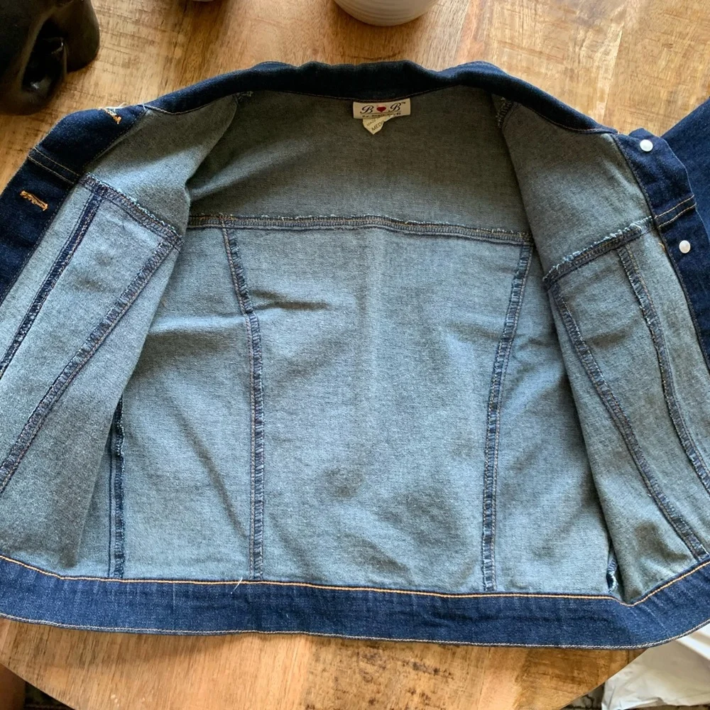 BUGLE BOY crop Blue denim jacket